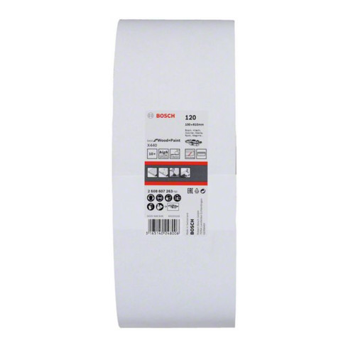 Bosch Schleifband-Set X440 Best for Wood and Paint 100 x 610 mm 120