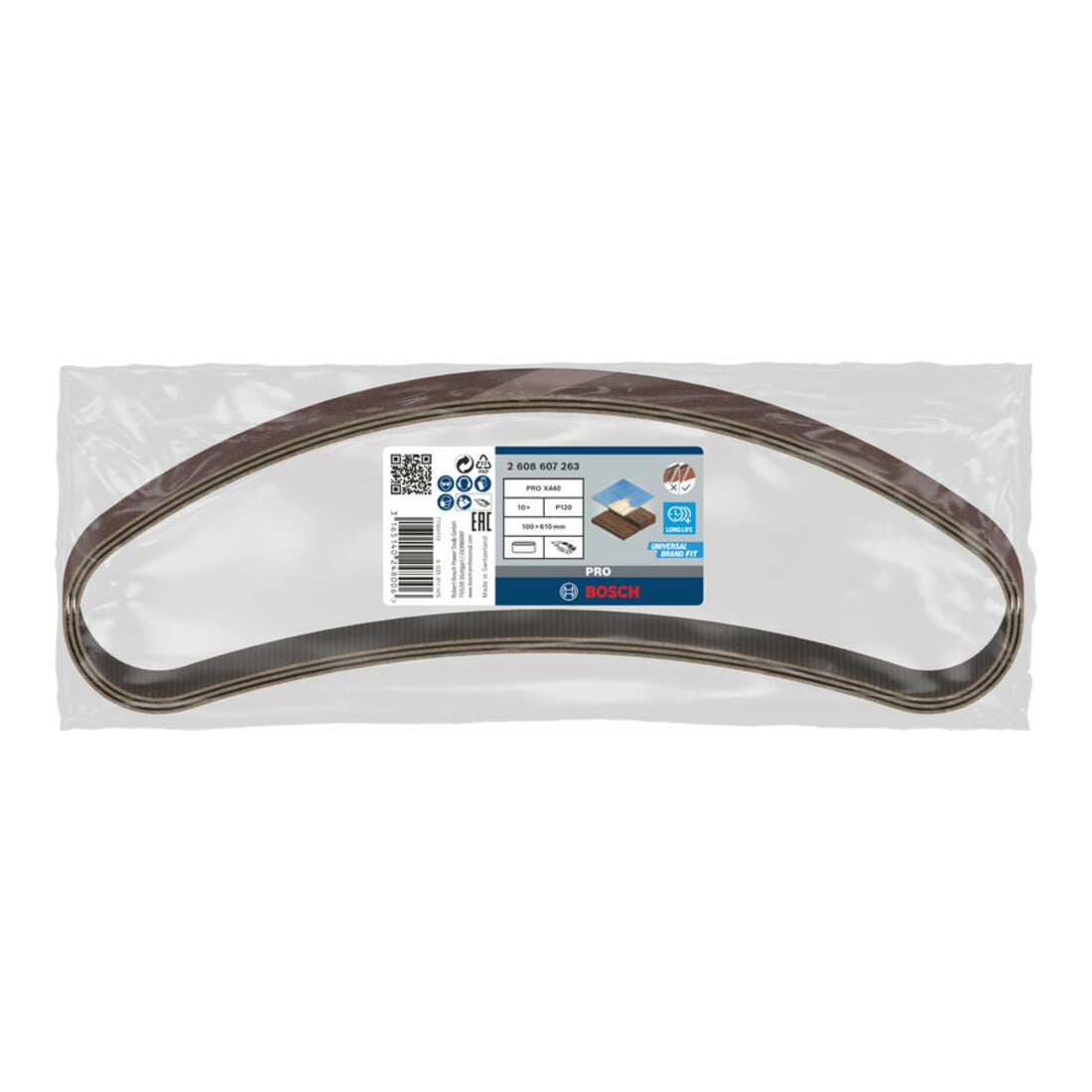 Bosch Schleifband-Set X440 Best for Wood and Paint 100 x 610 mm 120