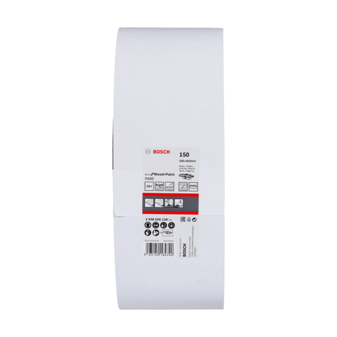 Bosch Schleifband-Set X440 Best for Wood and Paint 100 x 610 mm 150