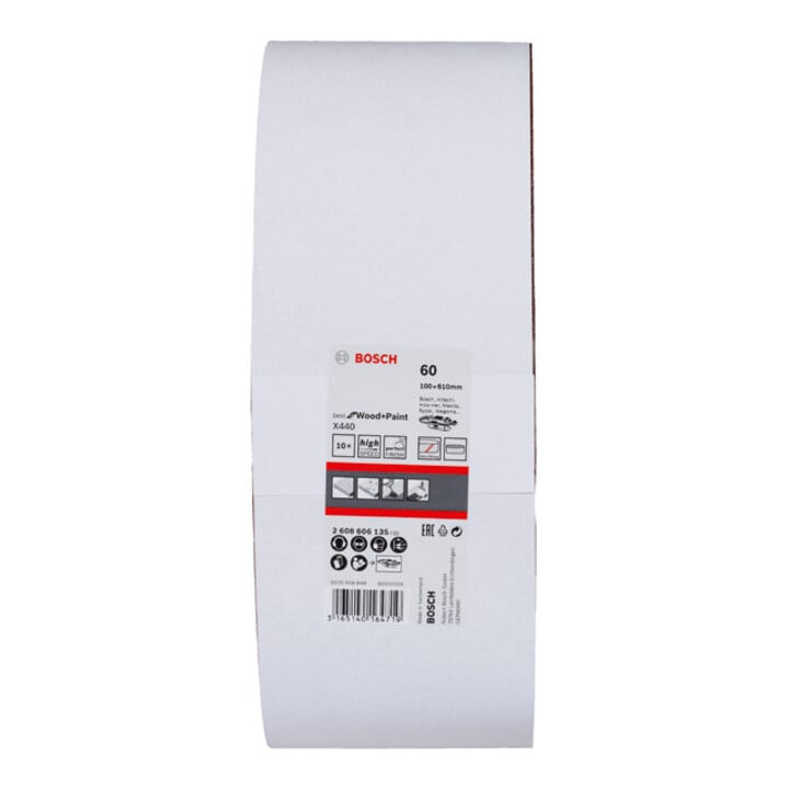 Bosch Schleifband-Set X440 Best for Wood and Paint 100 x 610 mm 60