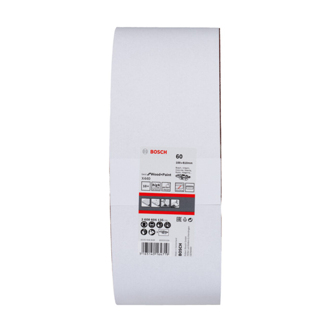 Bosch Schleifband-Set X440 Best for Wood and Paint 100 x 610 mm 60