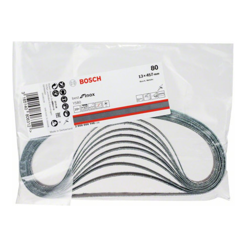 Bosch Schleifband Y580 Best for Inox 13 x 457 mm 80