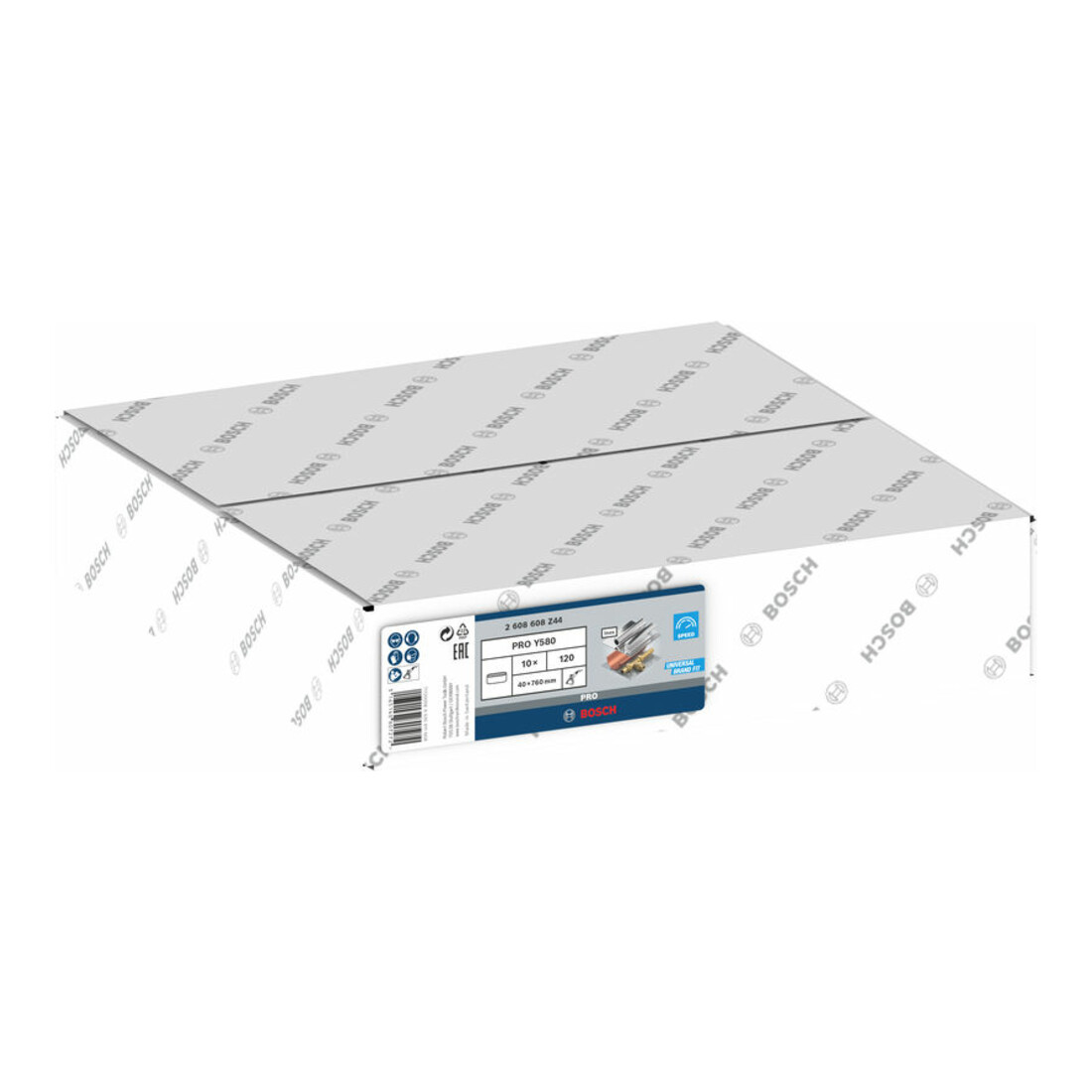 Bosch Schleifband Y580 Best for Inox 40 x 760 mm 120
