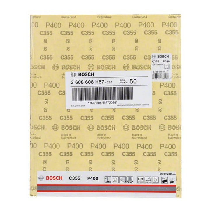 Bosch Schleifblatt C355 Papierschleifblatt 230 x 280 mm 400