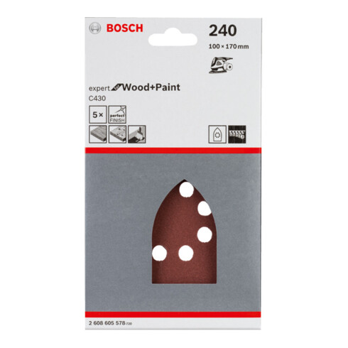 Bosch Schleifblatt C430,8 Löcher