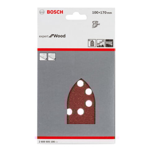 Bosch Schleifblatt C430 100 x 170 mm 60 120 240 8 Löcher Klett