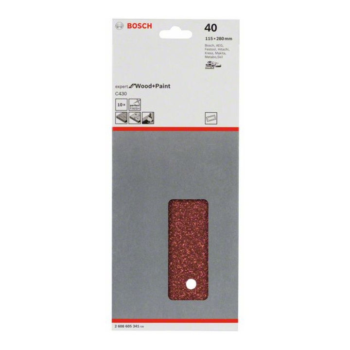 Bosch Schleifblatt C430 115 x 280 mm 40 14 Löcher