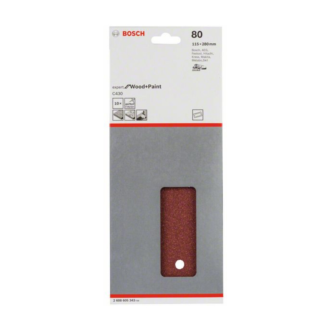 Bosch Schleifblatt C430 115x280