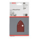 Bosch Schleifblatt C430, 4 Löcher, Klett, 80