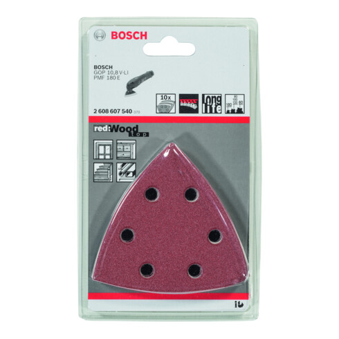 Bosch Schleifblatt C430 93 mm 60 80 100 120 180 6 Löcher Klett