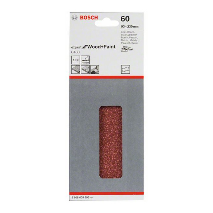 Bosch Schleifblatt C430 93 x 230 mm 60 8 Löcher gespannt