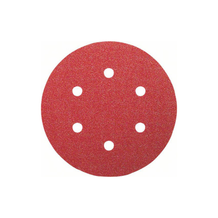 Bosch Schleifblatt C470, 6 Löcher, Klett, 150 mm, 120