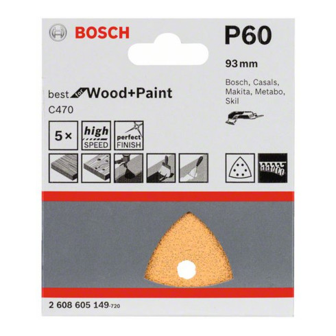 Bosch Schleifblatt C470 93x93