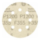 Bosch Schleifblatt F355 115 mm 1200 8 Löcher Klett-5
