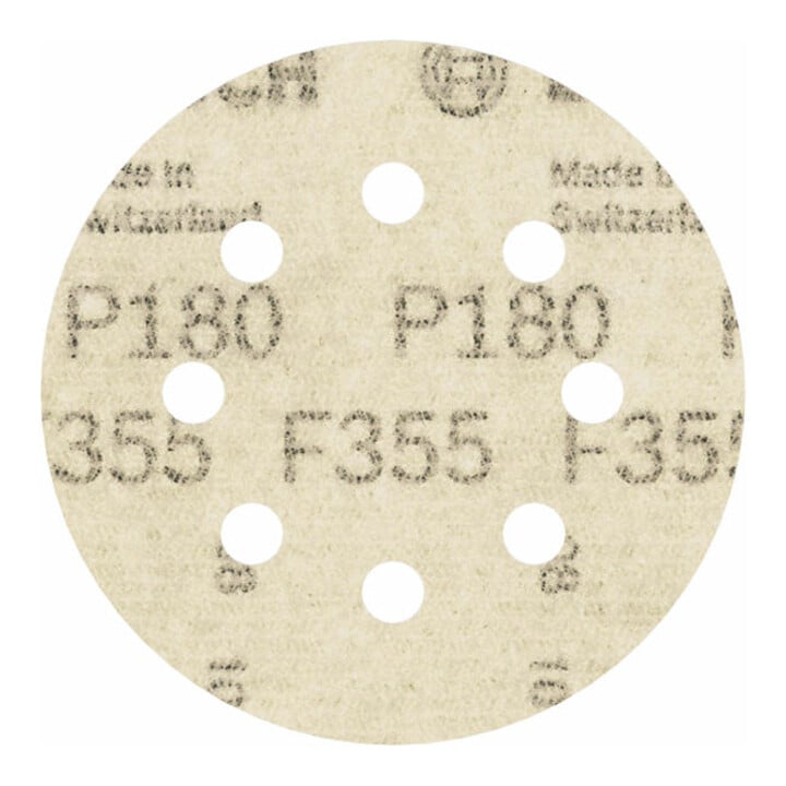 Bosch Schleifblatt F355 115 mm 180 8 Löcher Klett