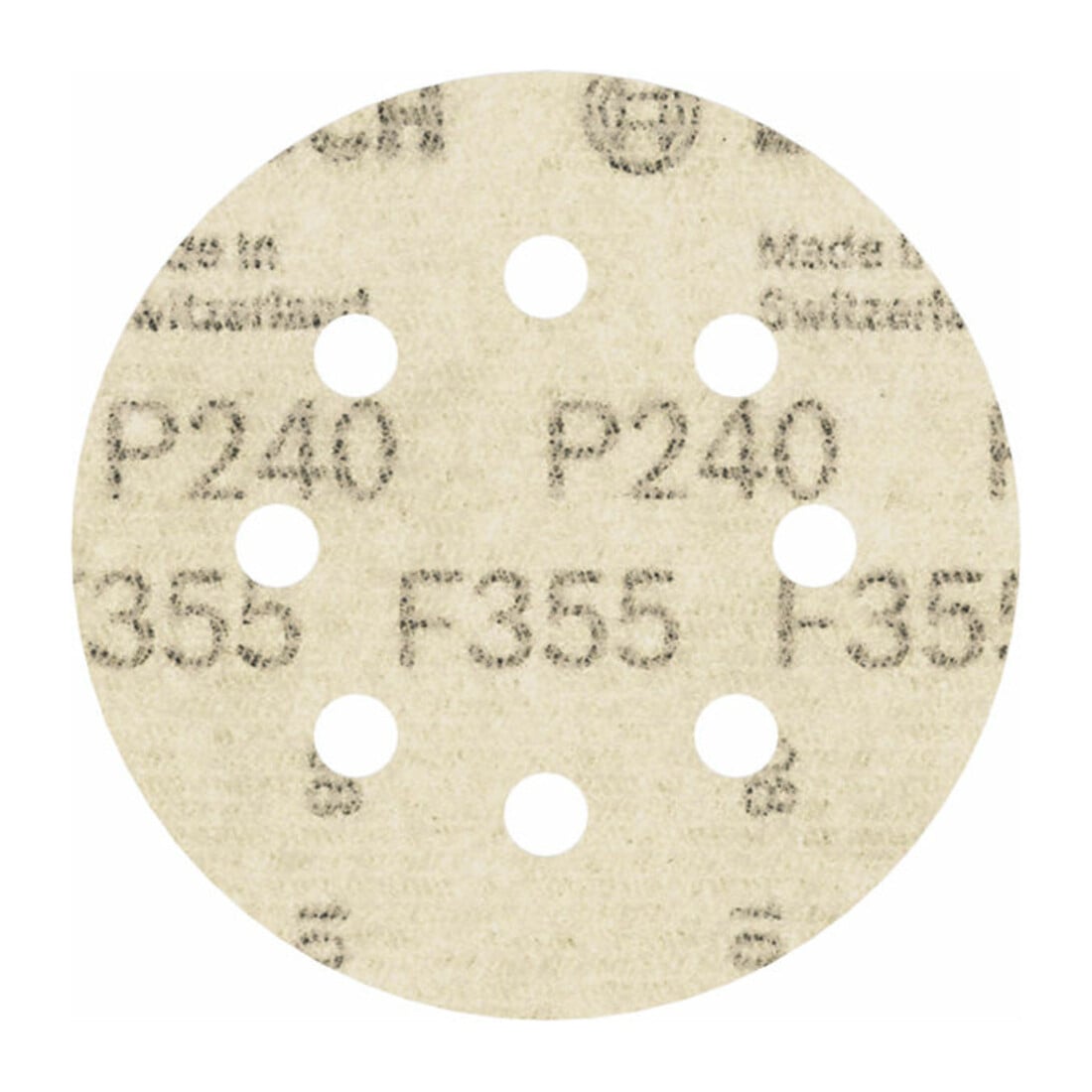 Bosch Schleifblatt F355 115 mm 240 8 Löcher Klett