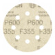 Bosch Schleifblatt F355 115 mm 600 8 Löcher Klett-5