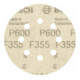 Bosch Schleifblatt F355 125 mm 600 8 Löcher Klett-5