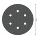 Bosch Schleifblatt F355 150 mm 120 6 Löcher Klett