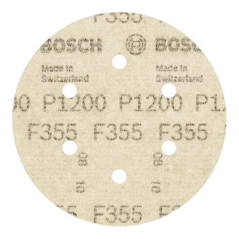 Bosch Schleifblatt F355 150 mm 1200 6 Löcher Klett