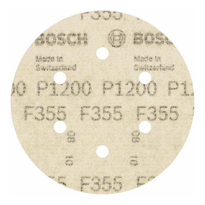 Bosch Schleifblatt F355 150 mm 1200 6 Löcher Klett