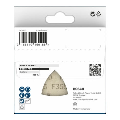 Bosch Schleifblatt F355 für Deltaschleifer und Multicutter