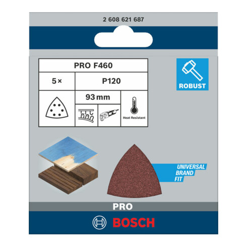 Bosch Schleifblatt F460 BfWP, 93 mm
