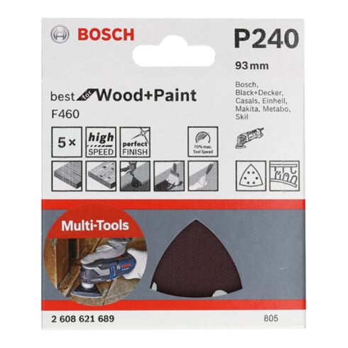 Bosch Schleifblatt F460 BfWP, 93 mm