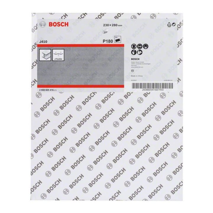 Bosch Schleifblatt J410 Standard for Metal 230 x 280 mm 180 ungelocht