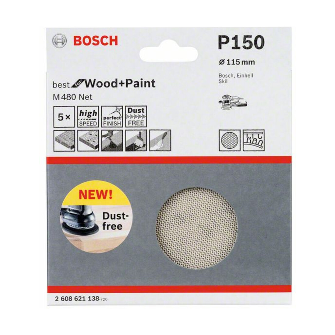 Bosch Schleifblatt M480 Ø 115