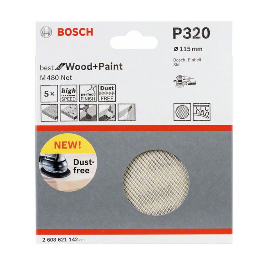 Bosch Schleifblatt M480 Ø 115
