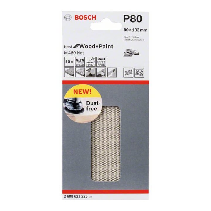 Bosch Schleifblatt M480 80x133
