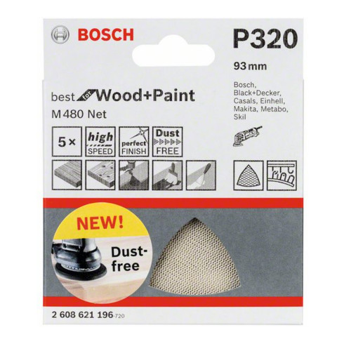 Bosch Schleifblatt M480 bet for Wood+Paint
