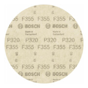 Bosch Schleifblatt Papier F355, ungelocht, Klett, 115 mm-4