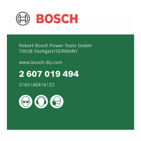 Bosch Schleifblatt-Set für Exzenterschleifer, ungelocht, 125 mm