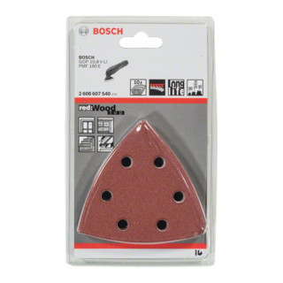 Bosch Schleifblatt-Set für Multi-Cutter, 10-teilig, 93 mm, 60, 80, 100, 120, 180