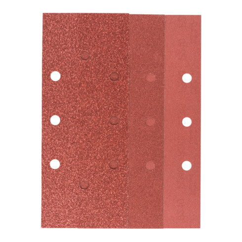 Bosch Schleifblatt-Set für Schwingschleifer, 25-teilig, gespannt, 93 x 230 mm, 60-240
