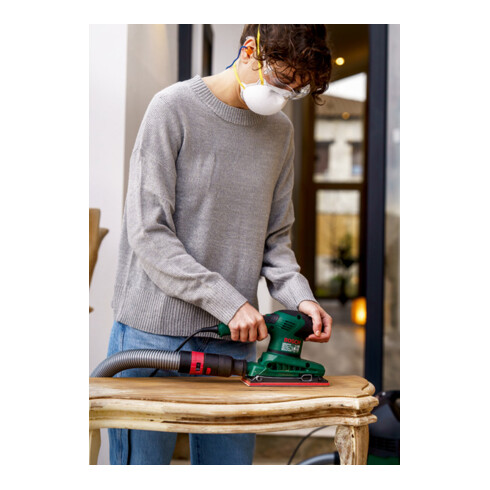 Bosch Schleifblatt-Set für Schwingschleifer, 25-teilig, gespannt, 93 x 230 mm, 60-240