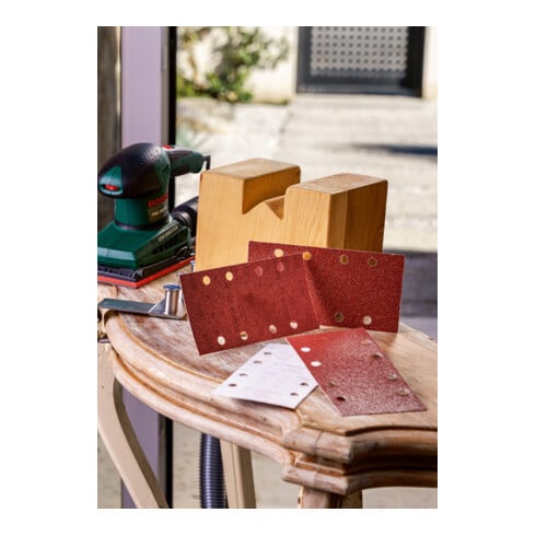 Bosch Schleifblatt-Set für Schwingschleifer, 25-teilig, gespannt, 93 x 230 mm, 60-240