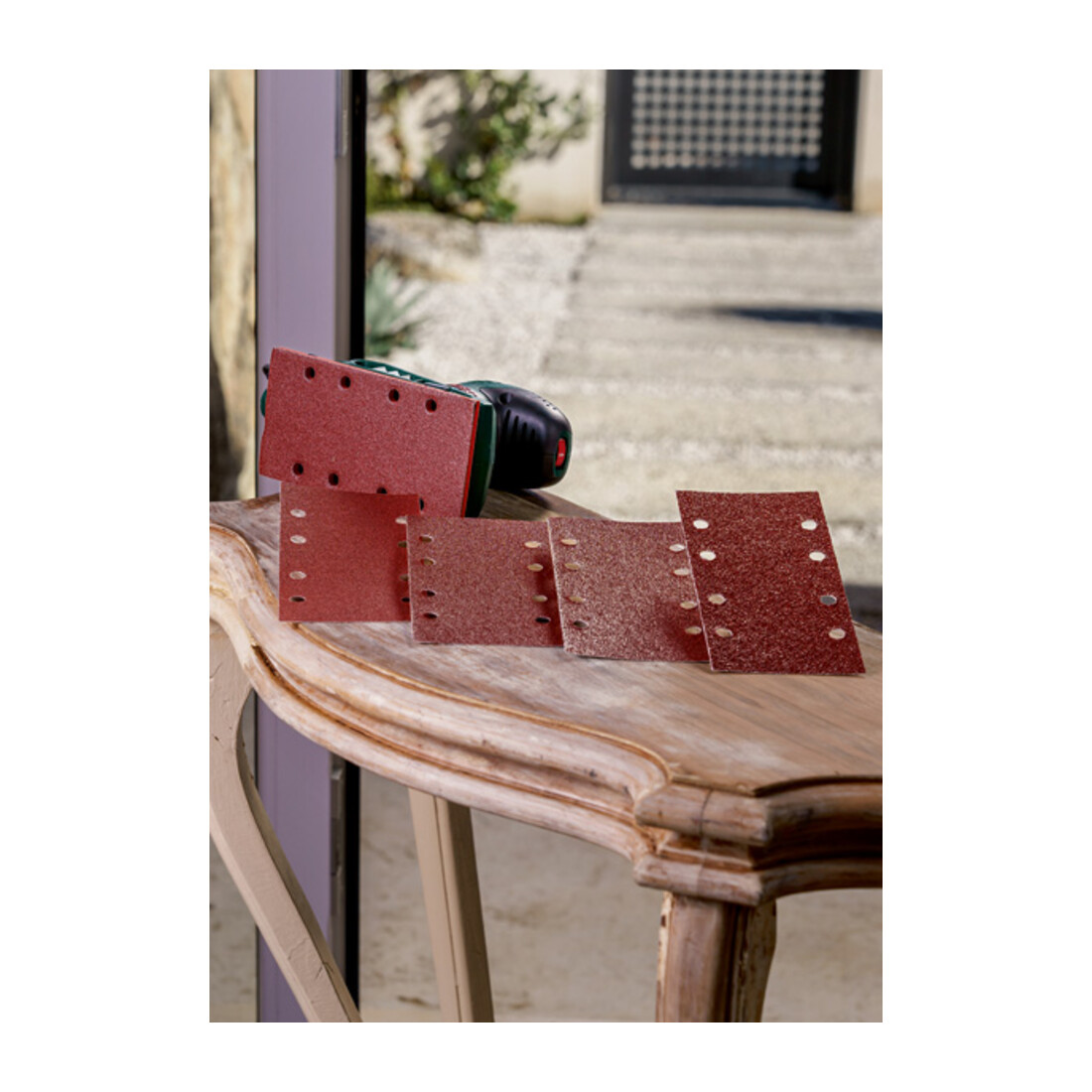 Bosch Schleifblatt-Set für Schwingschleifer, 25-teilig, ungelocht, 93 x 230 mm, 60-240