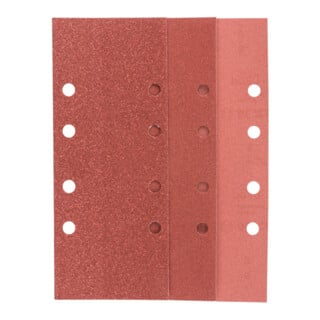 Bosch Schleifblatt-Set für Schwingschleifer, 8 Löcher, 93 x 230 mm, 60-240