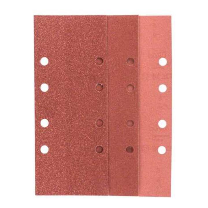 Bosch Schleifblatt-Set für Schwingschleifer, 8 Löcher, 93 x 230 mm, 60-240