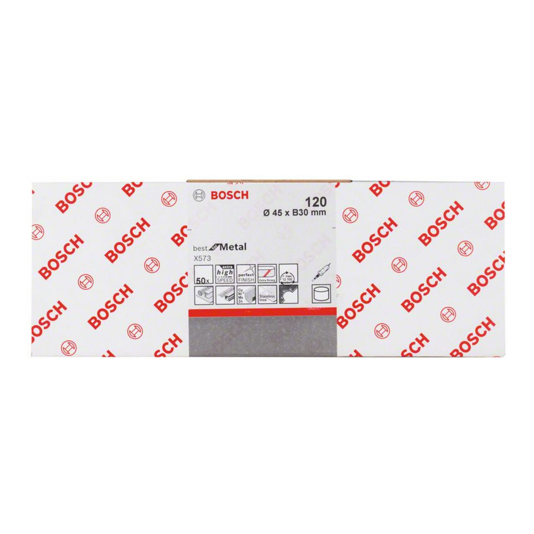 Bosch Schleifhülse X573 Best for Metal Durchmesser: 45 mm 30 mm 120
