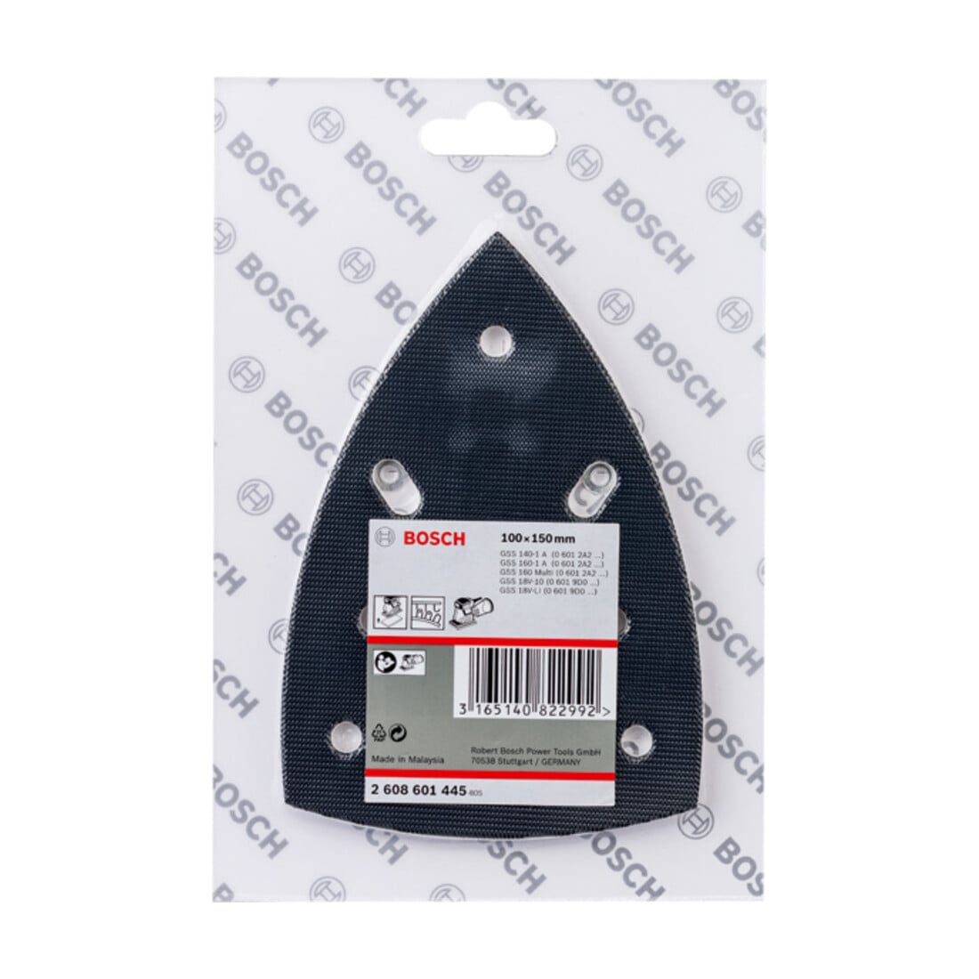 Bosch Schleifplatte 100 x 150 mm