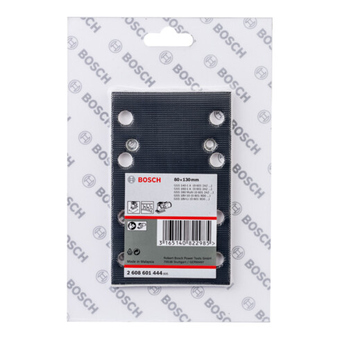 Bosch Schleifplatte mit Kletthaftung 80 x 130 mm