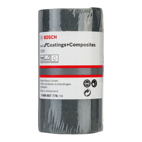 Bosch Wasserfeste Papierschleifrolle C355 5m