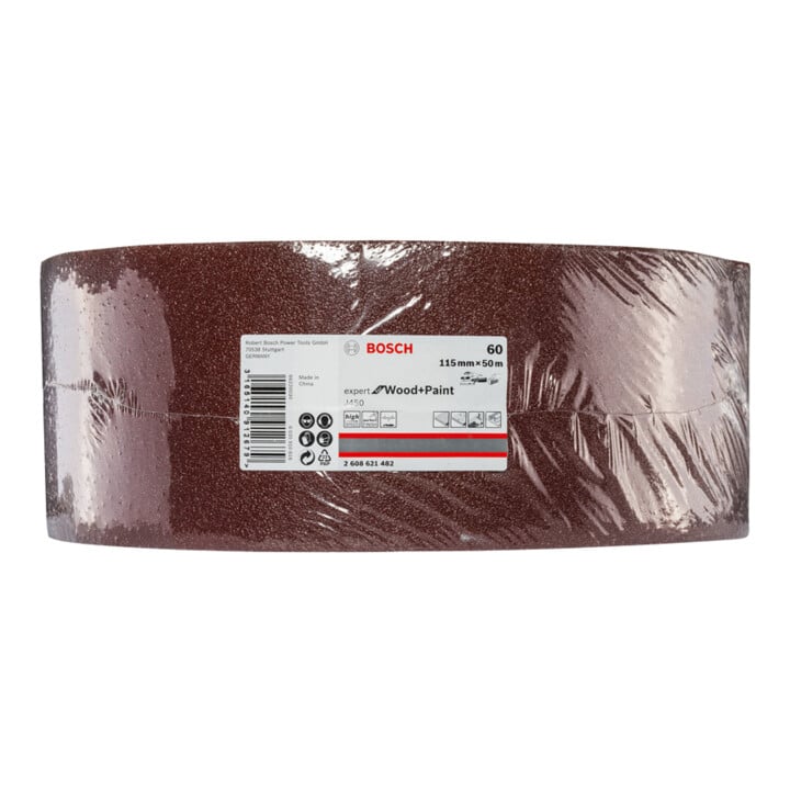 Bosch Schleifrolle J450 Expert for Wood and Paint 115 mm x 50 m 60