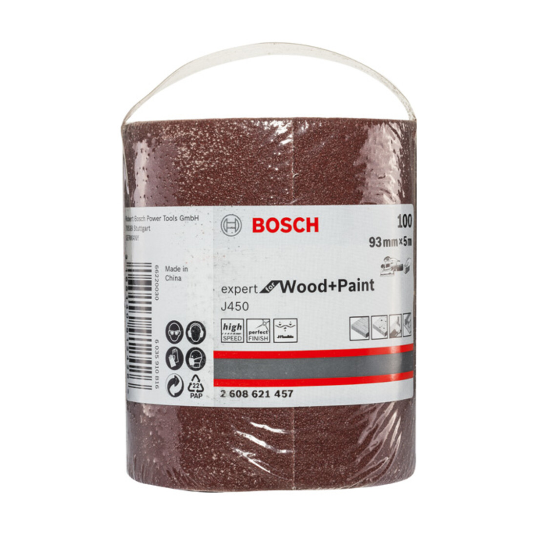 Bosch Schleifrolle J450 Expert for Wood and Paint 93 mm