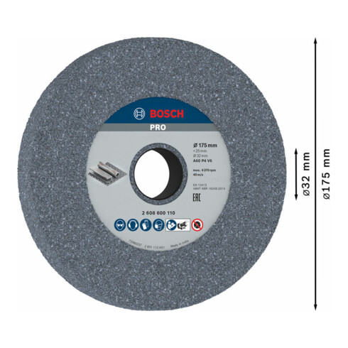 Bosch Schleifscheibe für Doppelschleifmaschine