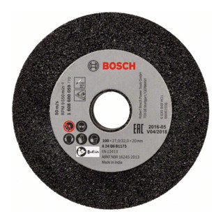 Bosch Schleifscheibe für Geradschleifer 100 mm 20 mm 24